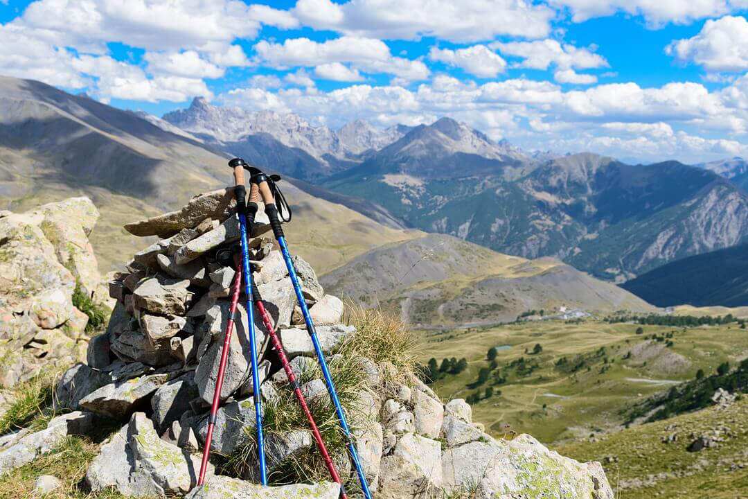 In summer we are happy to lend you hiking poles or Nordic walking poles.